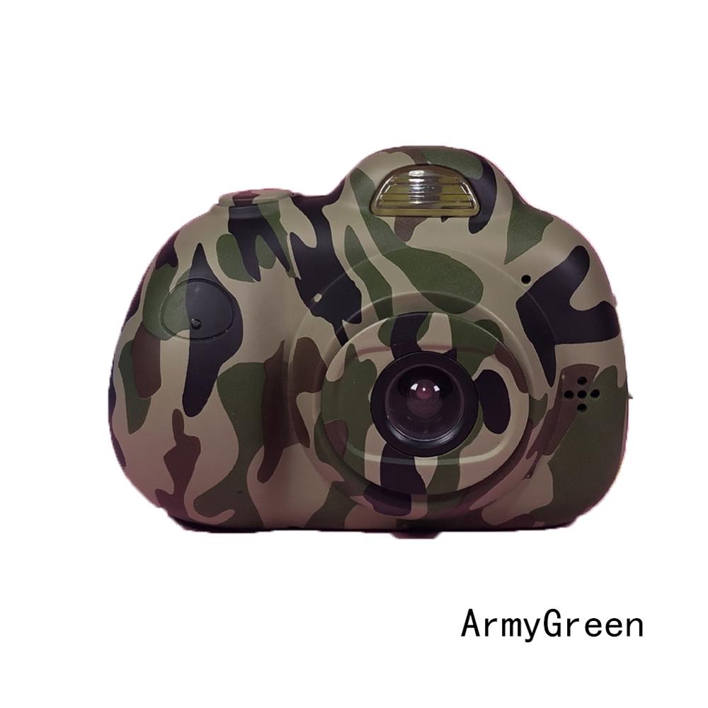 8.0MP Dual Kinderen Camera 2.0 "Lcd-scherm Kids Digitale Camera Leuke Verjaardag/Christmas Full Hd 1080P mini Studie Speelgoed Camera 'S: ArmyGreen