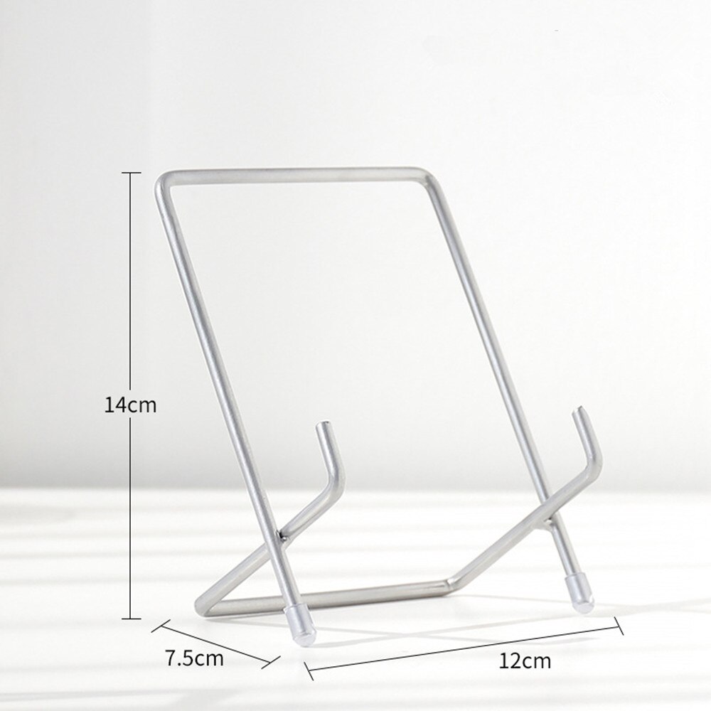 Geometric Iron Storage Rack Home Office Desktop Mobile Phone Stand Holder Multi-functional Rack Storage Organizer Kitchen Items