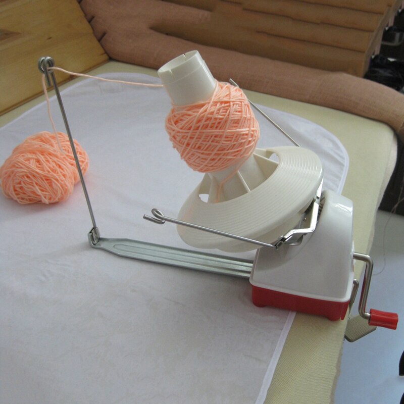Bobinadora rápida para hilo de fibra, bobinadora de bolas de lana, bobinadora manual, máquina bobinadora de Cable, herramienta de costura de artesanía de hilo de fibra de lana