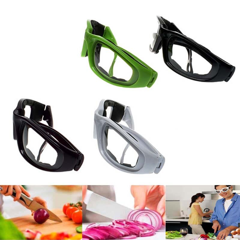 4 kleuren Praktische Keuken Ui Snijden Goggle Bril Nuttig BBQ Koken Eye Protect Bril Keuken Accessoires
