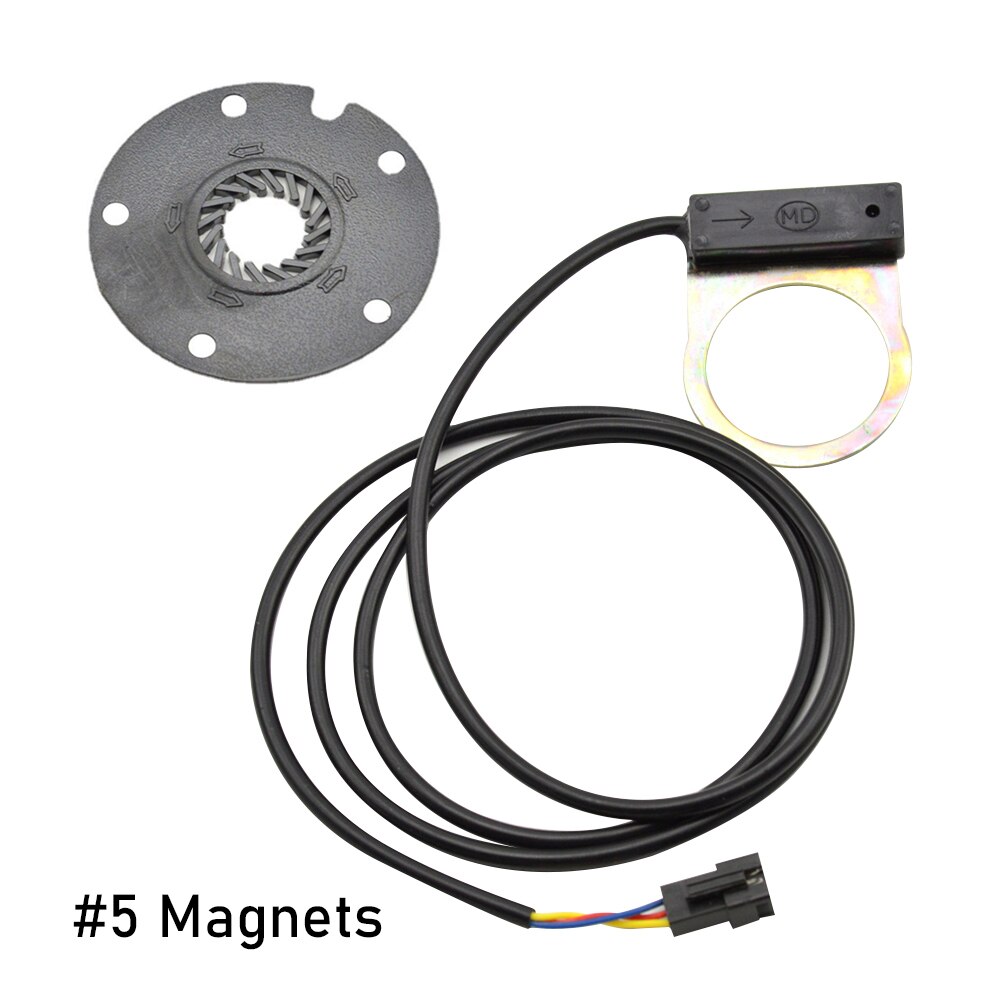 Pissente 12-Magnet Dual Hall Side Mount Sensor For Electric Bike Pedal Assist (E-Bike PAS Sensor)