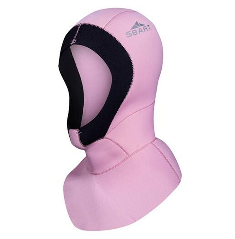 SBART 3mm Neoprene Scuba Diving Hood With Shoulder Spearfishing Equipment Hat Women Men Winter Snorkel Swim Warm Wetsuit Cap
