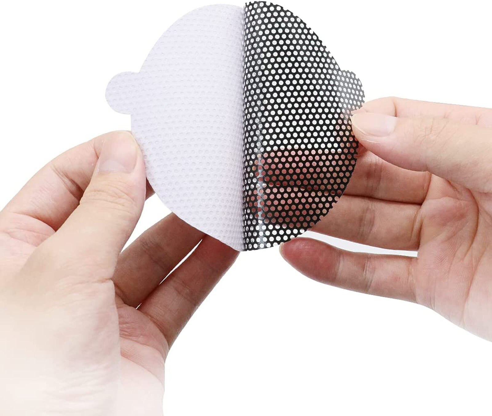 Desagües de ducha desechables redondos de 25 piezas, pegatinas de malla para el pelo, accesorios para el baño, tapones para el pelo