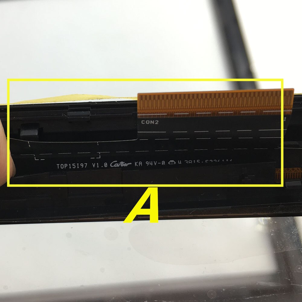 100/prueba nueva para Asus TP550 TP550L TP500 TP500LA Q502 Q502L Digitalizador de pantalla táctil reemplazo de vidrio con bisel FP TPAY15611A
