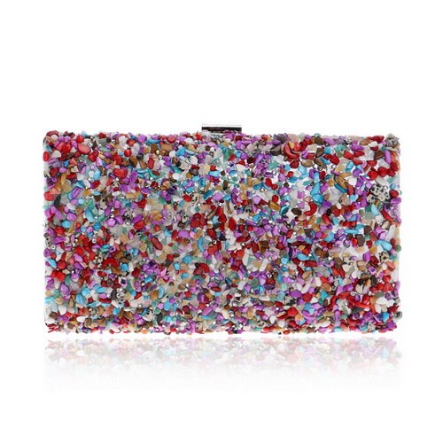 SEKUSA Diamanten Snoep Avondtasje Zomer Mode Vrouwelijke Kleine Dag Clutch Schouder Chain Handtassen Telefoon Sleutel Portefeuilles: YM1136color