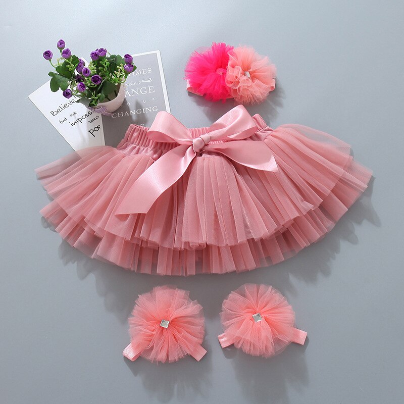 Zomer Baby Kleding Tutu Geplooide Rok Kinderen Rok Europese Amerikaanse Kinderkleding Culottes Tutu Rok Voor Baby Meisje: bean sand / 2-3T