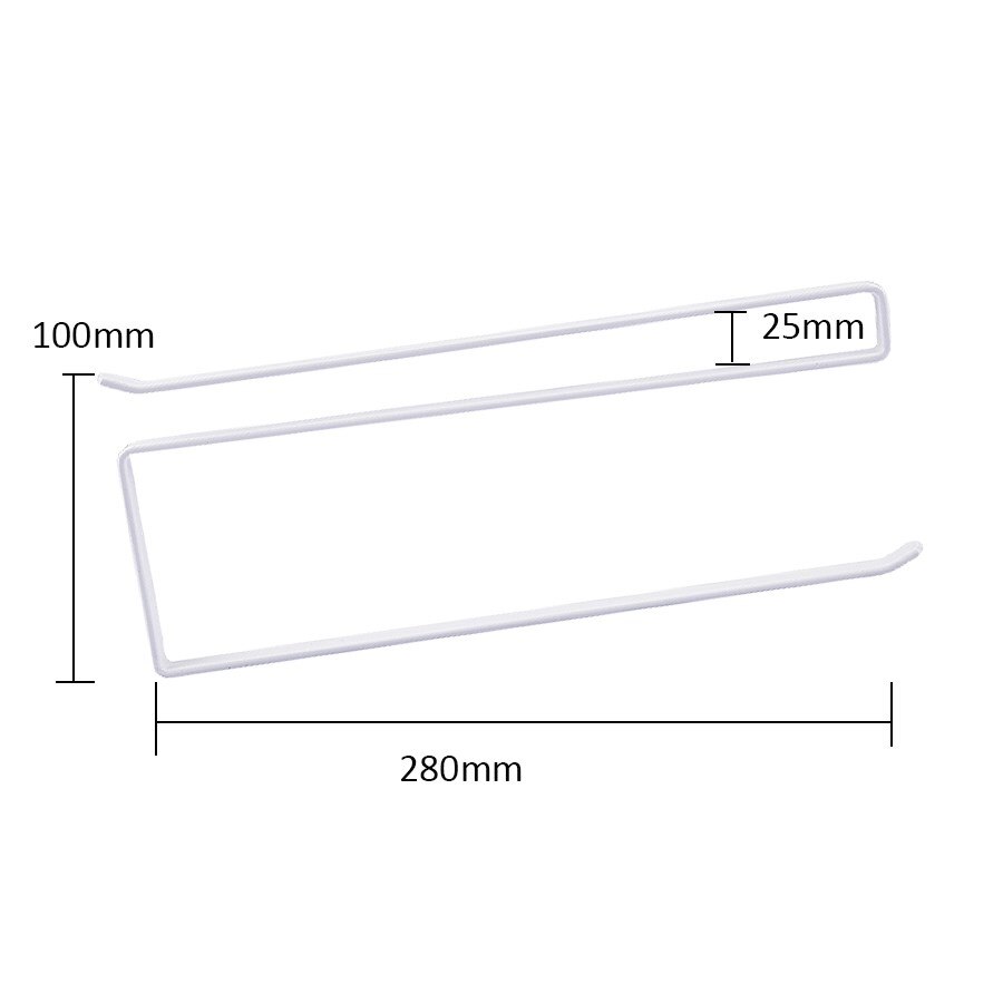 Hushållspappershållare järnpapper rullhanddukar förvaringsställ skåp hängande hylla badarrangörer solid hängare