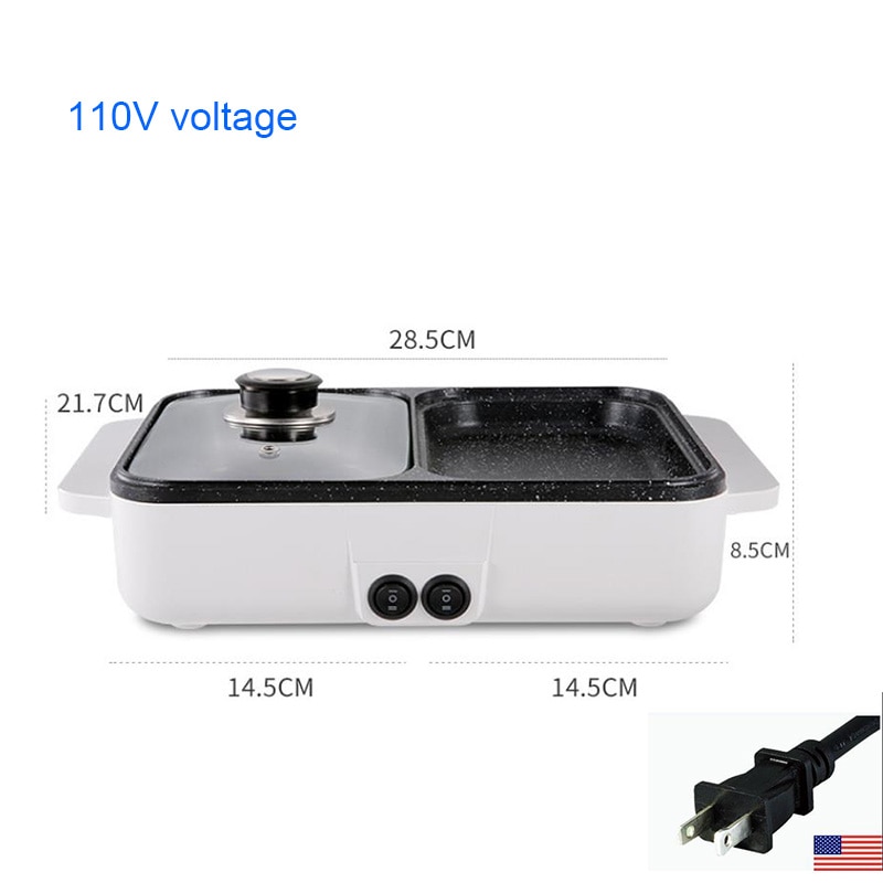 110V/220V Mini Rice Cooker Electric Cooking Machine Single/Double Layer Available Pot Multi Electric Electric Grill