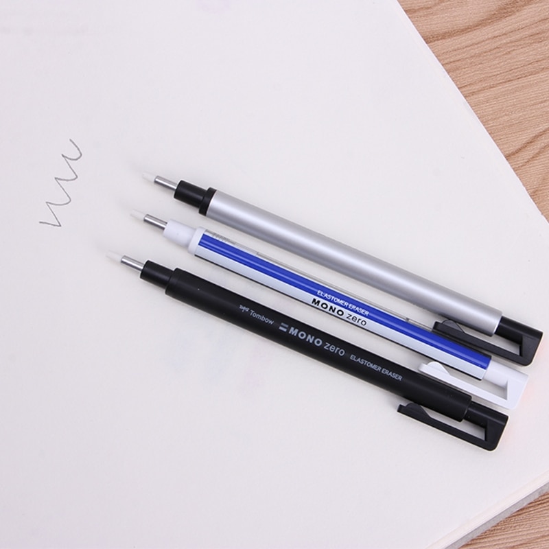 Round Tip Eraser Refill Pack Ultrafine Pencil Rubber Perfect Revise Details Drawing Eraser Pen Accurate Correction