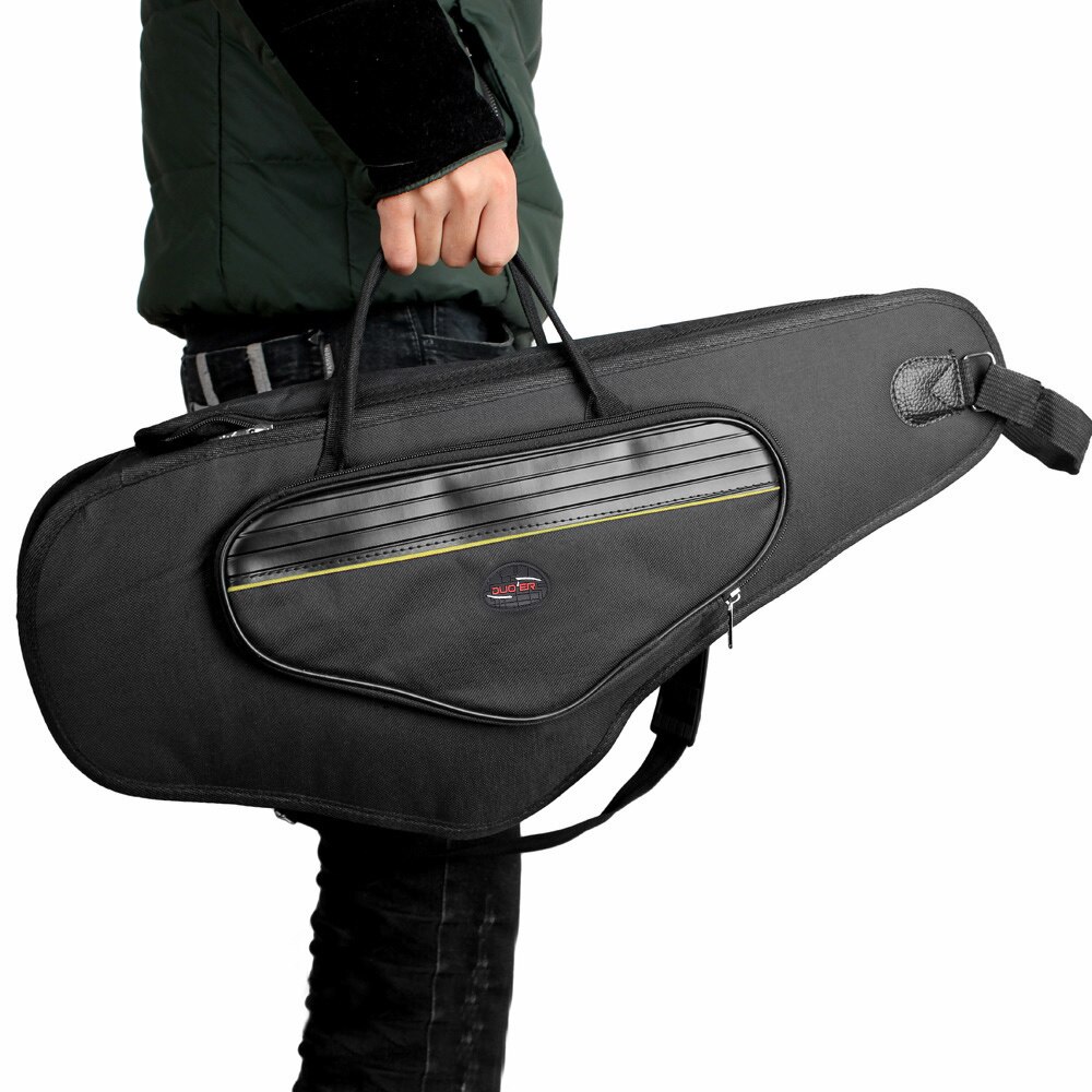 600D Waterbestendig Saxofoon Gig Bag Oxford Doek Rugzak Verstelbare Schouderbanden Pocket 5Mm Katoen Gewatteerde Voor Alto sax