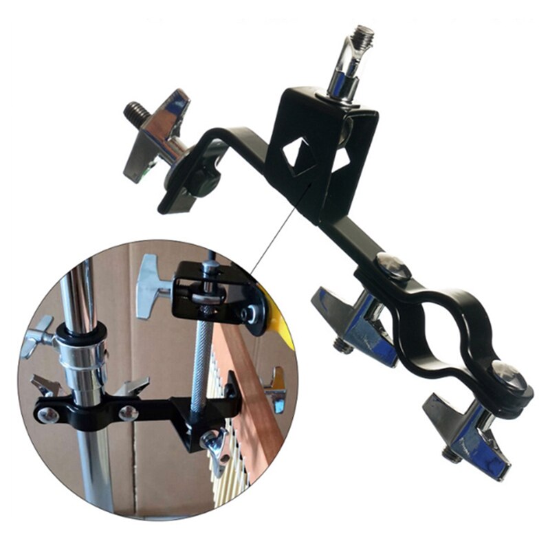 Naait-drum bevestigingsklem universele metalen clip houder windgong vaste verbinding klembeugel percussie-instrument onderdelen