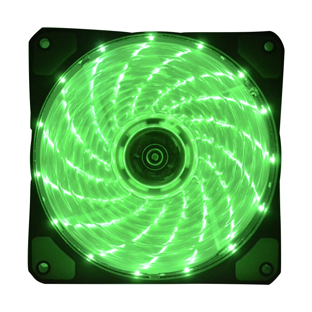 Cpu Koeler Fan 15 Leds Pc Computer Case Heatsink Mini Draagbare Ultra Mute Cooling Radiator Koelventilator Desktop Kantoor thuis