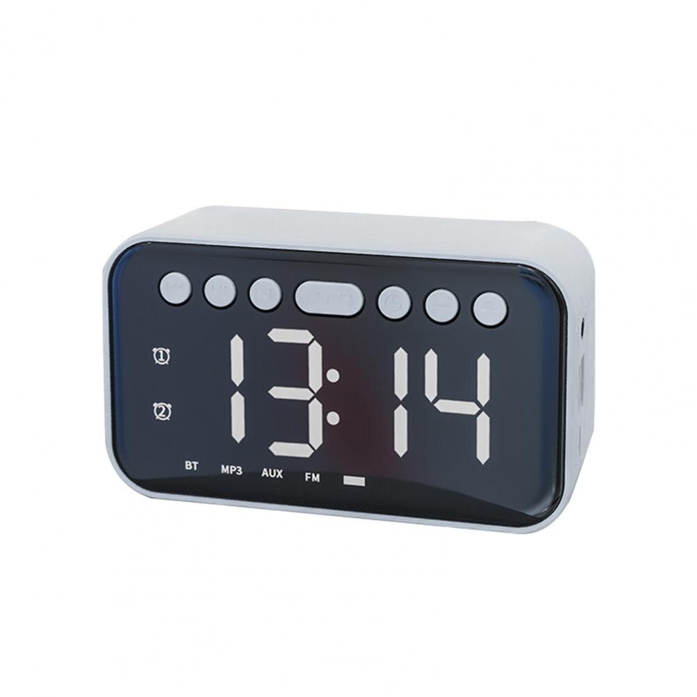 mini Bluetooth 5.0 wielofunkcyjny prostokąt akumulator głośnik dla domu: biały