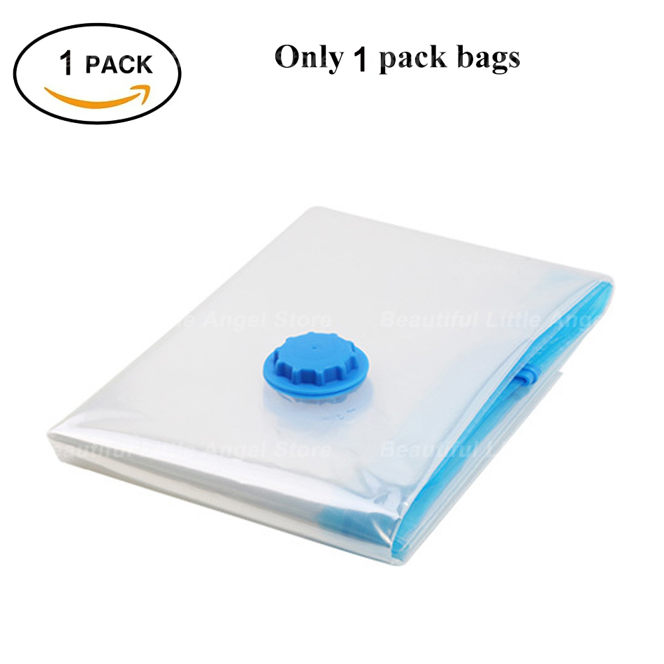 1/5Stck Vakuum Lagerung Taschen Vakuum Dichtung Beutel Platzsparende Taschen für Bettdecken Kleidung Kissen Bettwäsche Decke verpackung Lagerung
