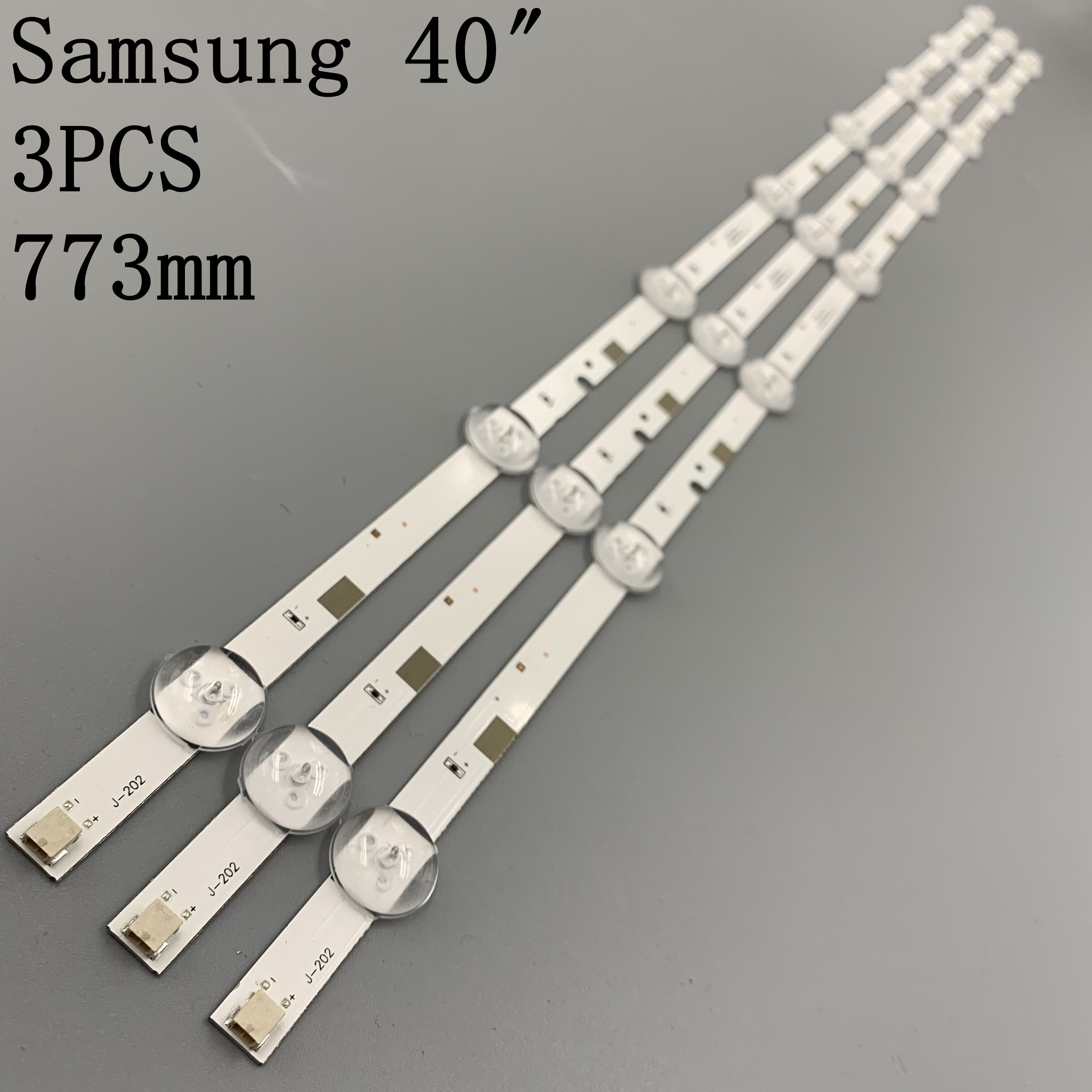 3 Pcs X Led Backlight Strips Voor Samsung UA40FK21EAJXXZ HG40ND460 Ue40j5200 V5DN-395SM0-R2 LM41-00121X BN96- 37622A 8-LEDs 774 Mm