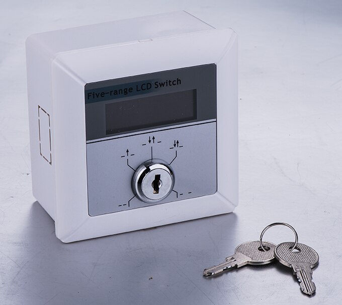 Dooren automatic door program five functions key switch,automatic door key selector with LCD