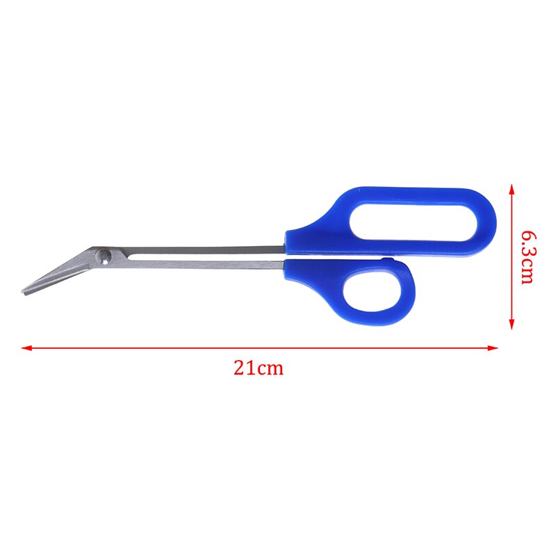 Trim Tool 21cm Long Reach Easy Grip Toe Nail Toenail Scissor Trimmer for disabled Cutter Clipper Manicure Pedicure