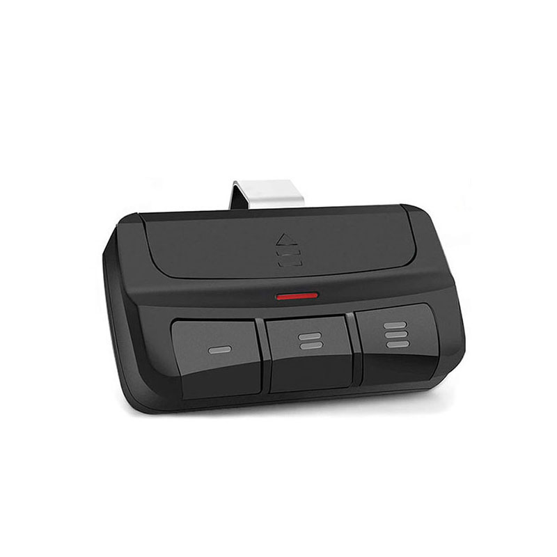 Garage Remote Control Clone Multifrequency 287MHz-868MHz Garage Door Opener Gate Control 3 Buttons Includes Car Sun Visor Clip: Yellow