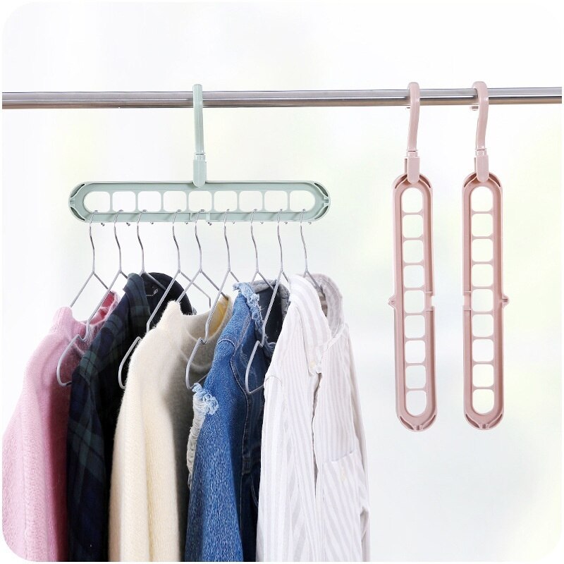 Clothes Hanger Drying Rack Plastic Scarf Clothes Hangers Storage Racks Wardrobe Storage Hanger Home Storage Organization