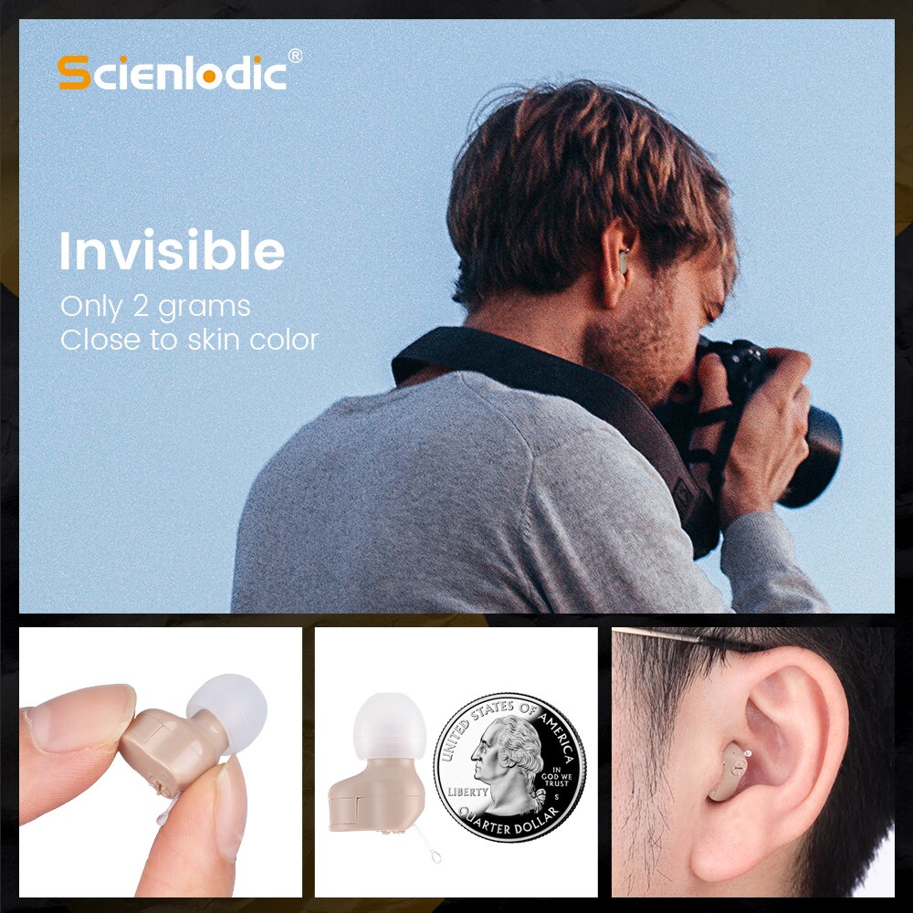 ITE Super Mini Ohr Hörgeräte unsichtbar Hören Gerät für sterben Ältere Audifono Klang Einstellbar Hörgerät AnhöSprosse Verstärker