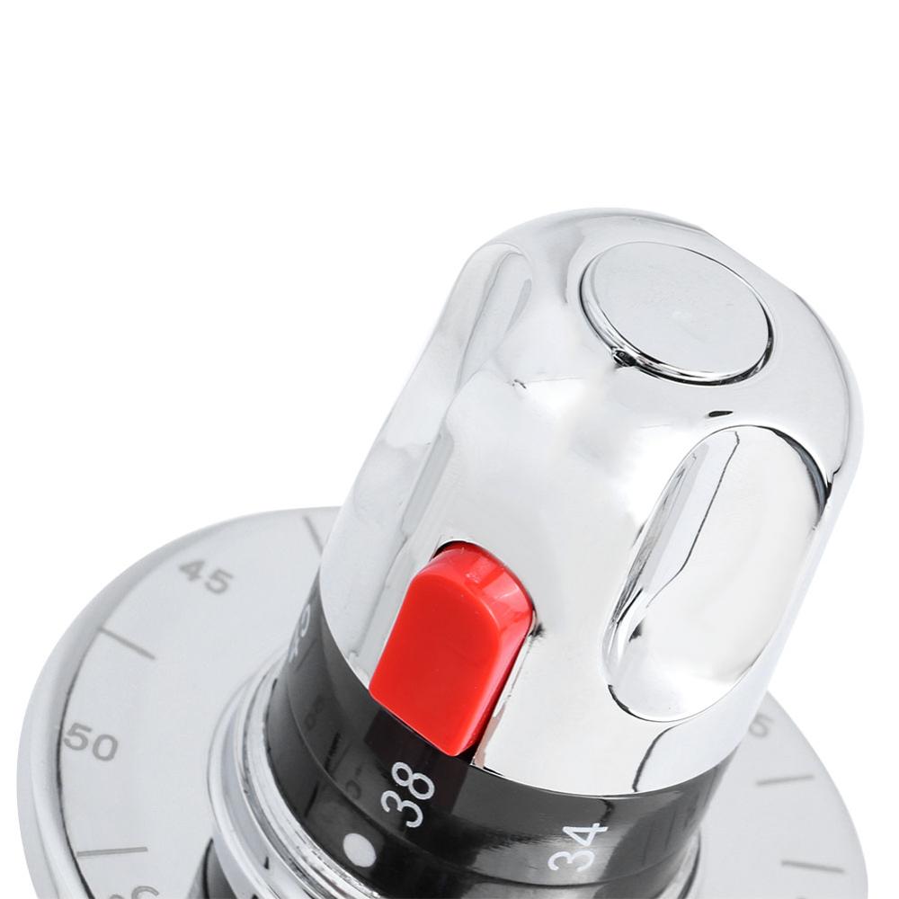Adjustable Thermostatic Mixer Valve Brass Thermostatic /Cold Water Mixing Temperature Control Valve For Home Water Heater