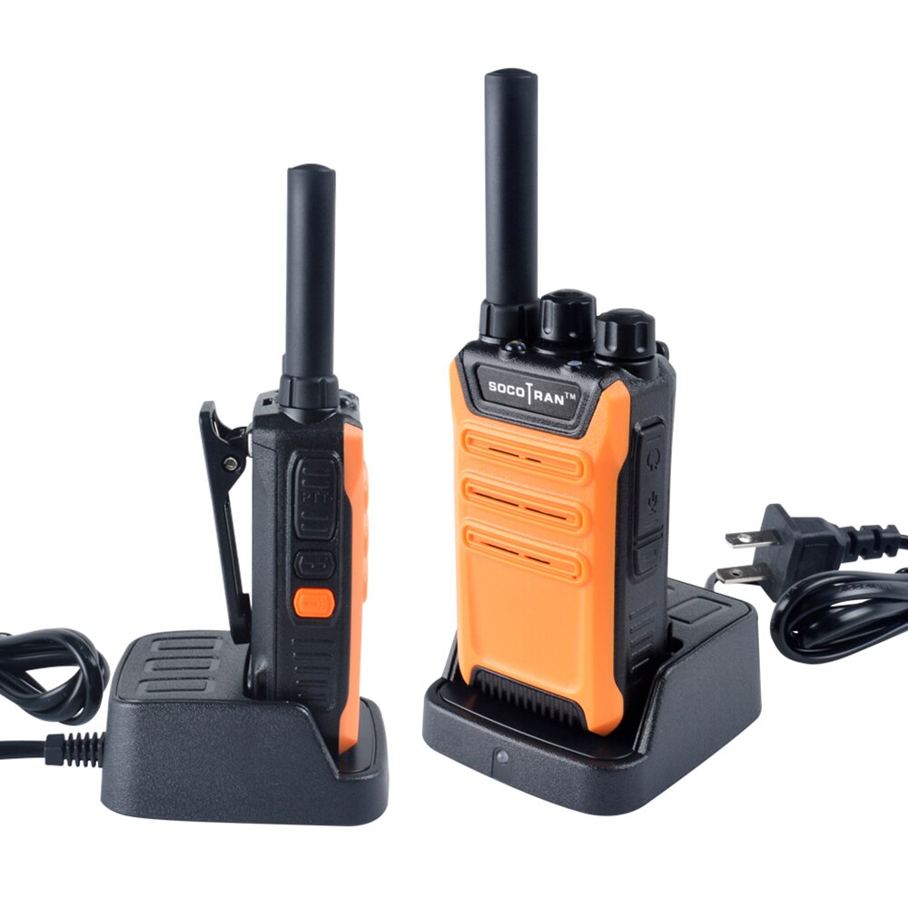 2 Pz/lotto SOCOTRAN SC-508 mini walkie talkie UHF 400-470MHz 16CH 2W Portatile A Due vie Radio scrambler VOX radio di prosciutto (Quattro colori)