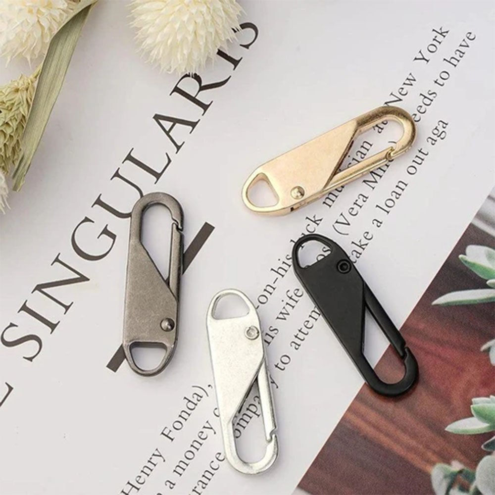 Newly Universal Detachable Zipper Puller 4/8pcs Metal Zipper Repair Kit for Coat Bag General