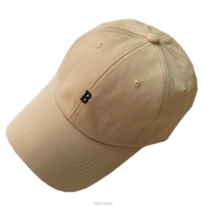 Gorra de béisbol con bordado de letras del alfabeto para hombre y mujer, gorro de béisbol de algodón con bordado de letras del alfabeto, estilo Harajuku, Hip Hop, Snapback, Unisex,: Beige