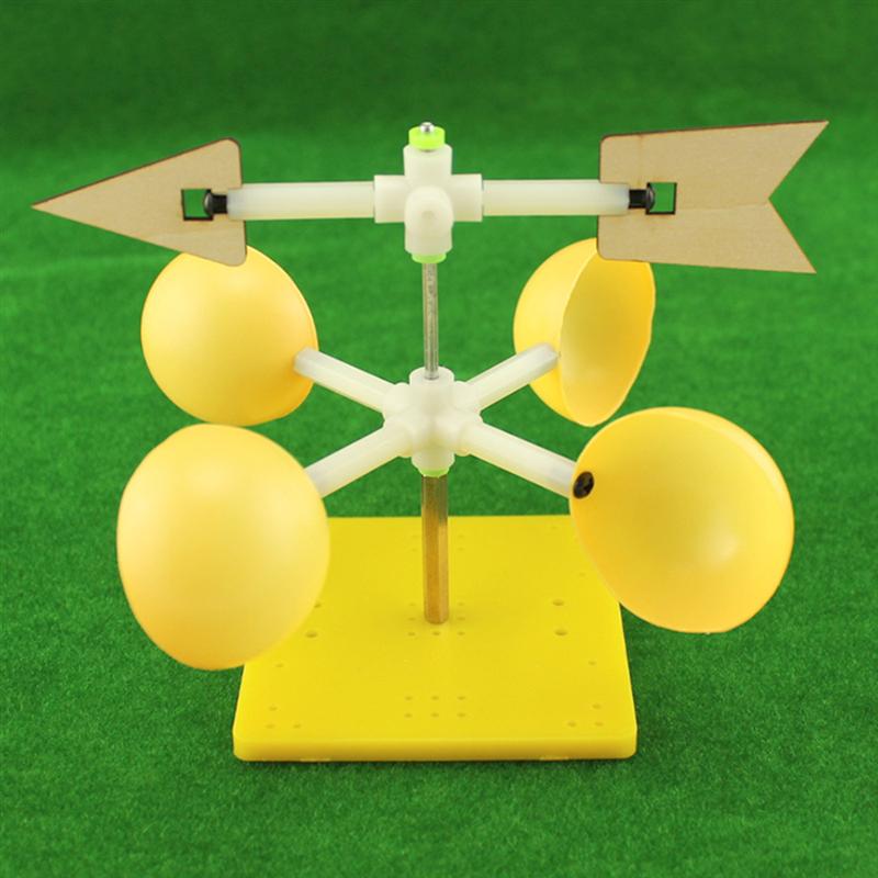 Windfahne Modell Wissenschaftliche DIY Montage Lustige Experiment Wind Anzeige Pädagogisches Spielzeug Modell Kit für Kinder