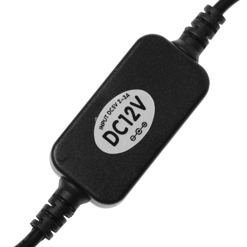 USB 5V To DC 12V 5.5x2.1mm Step Up Cable Power Boost Line For Router LED Strip