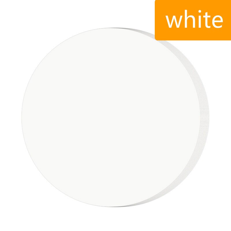 50PCS Drawing Kraft Paper Thicken Round Painting Sketching Cardboard Simple DIY Handmade Card Making Kraft Papers Aquarelle: diameter 38cm 200g / white