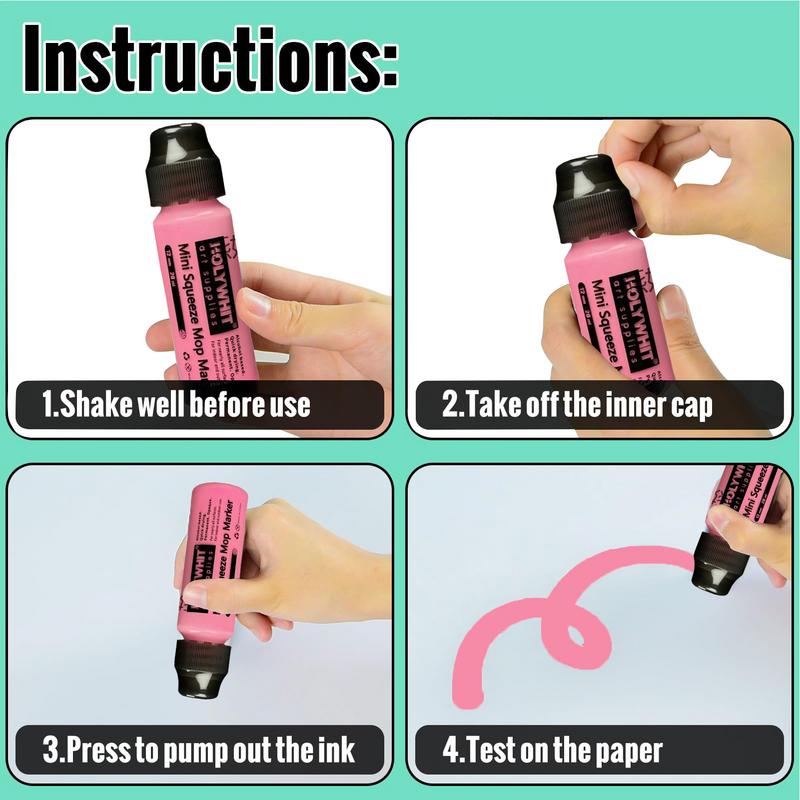 Graffiti maling tuscher fremhævning akrylmaling tusch 12mm/20ml genopfyldelige maling fluorescerende signaturpen graffiti maling