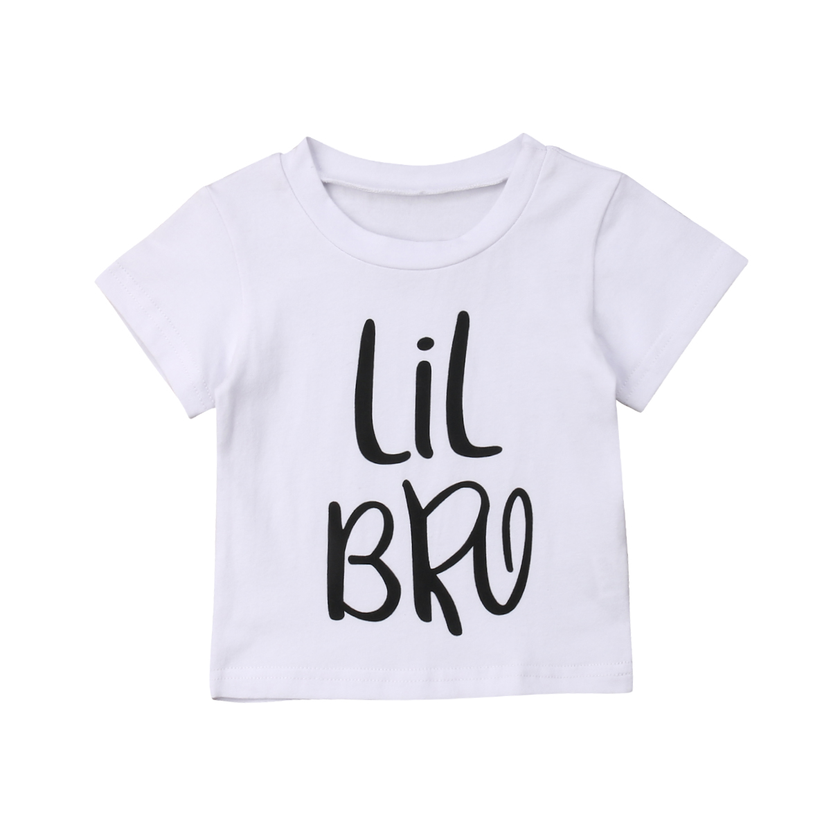 0-6T Kleiner Bruder Große Schwester Kinder Baby Jungen Mädchen Baumwolle T-shirt Sommer Kurzarm Twins Passenden Tops nette t-shirt T: Brother 2 to 3 T