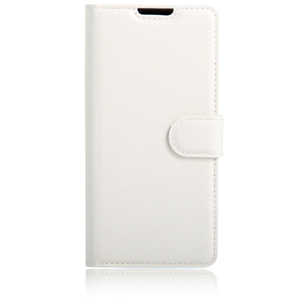 Étui portefeuille en cuir PU pour Alcatel 1, 5.0 pouces, avec porte-cartes, pour Alcatel 1 5033D 5033 5033A 5033Y 5033X: White