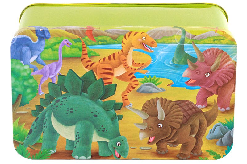 200 Pieces Wooden Puzzle Iron box Child Cartoon Animals Wood Jigsaw Puzzles Toy Kid Educational Learning Toys for Christmas: 07