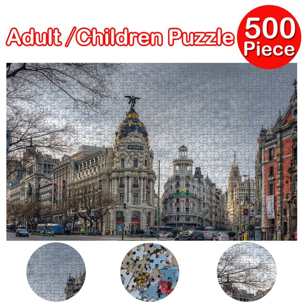 500 Piece Large Puzzle Game Adults Puzzles for children Interesting Toys brinquedos jigsaw puzzle игрушки для девочек: E