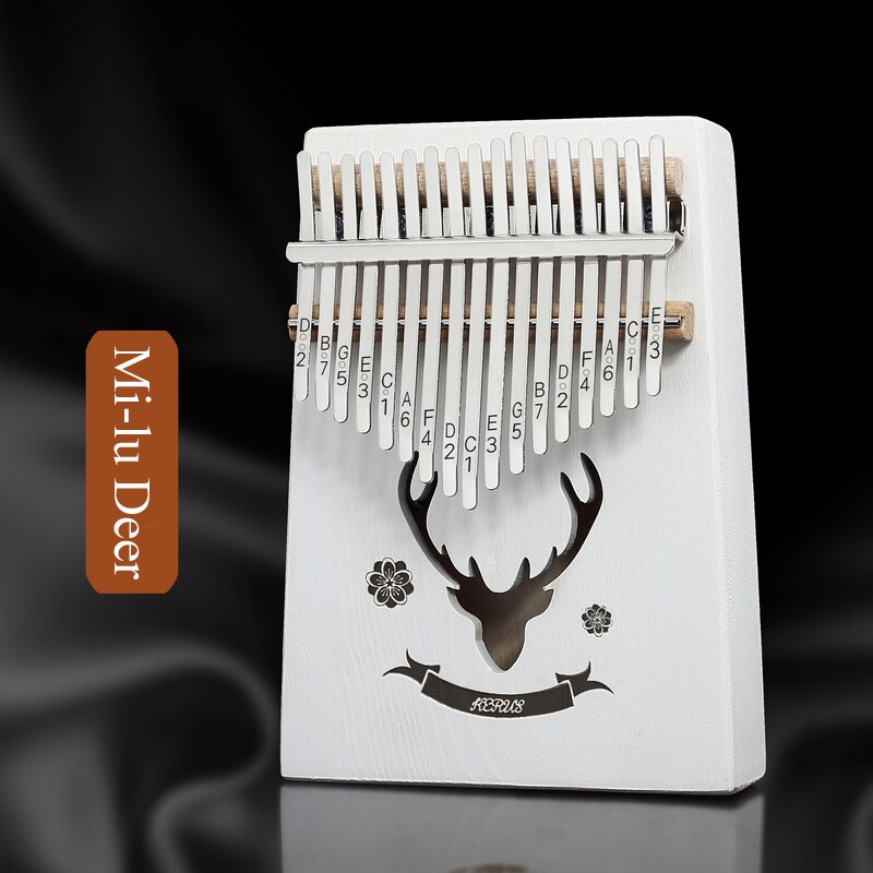 17 Keys Kalimba Mahogany Thumb Piano Reed 17 Key Music Keyboard Mini Piano High Wooden African Kalimba Finger Piano: H