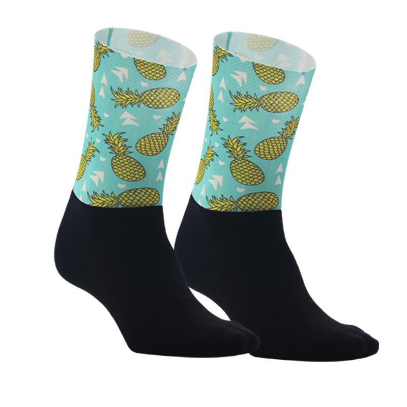 Professionelle Sport Pro Radfahren Socken Bequeme Straße Fahrrad Socken Männer Frauen Lustige Persönlichkeit Anti Slip Sport Socken