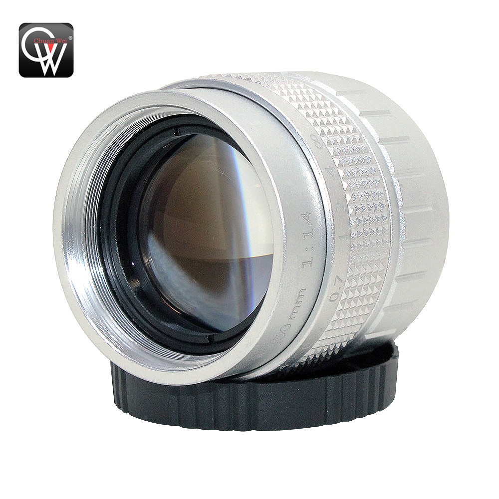 Professionele 50mm f/1.4 2/3 CCTV Lens C Mount CCTV Lens is voorzien van lichtmetalen behuizing met lens