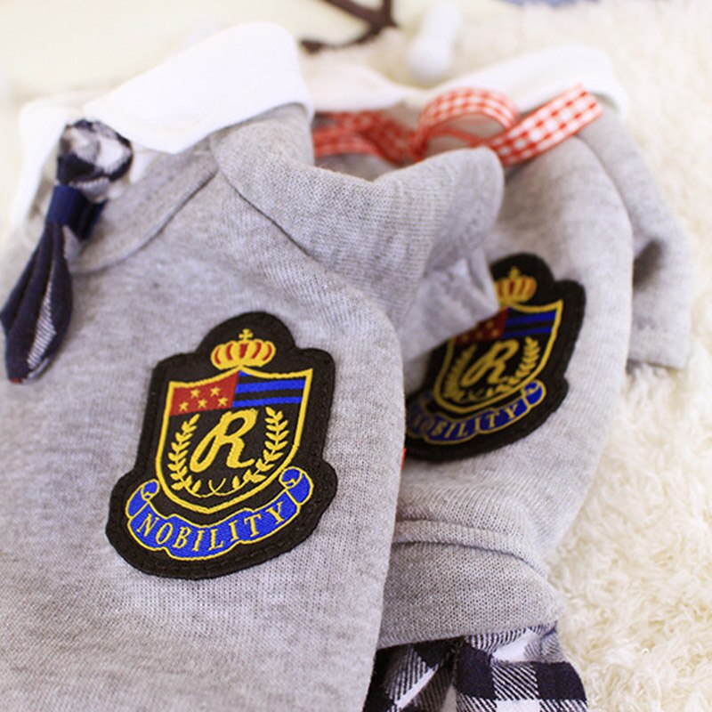 Couple Pets Dogs Clothing Bulldog Chihuahua Puppy Outfit Dog Uniform Dog Costume Formal Pet Clothes For Dogs Cat Pug Ropa Perro