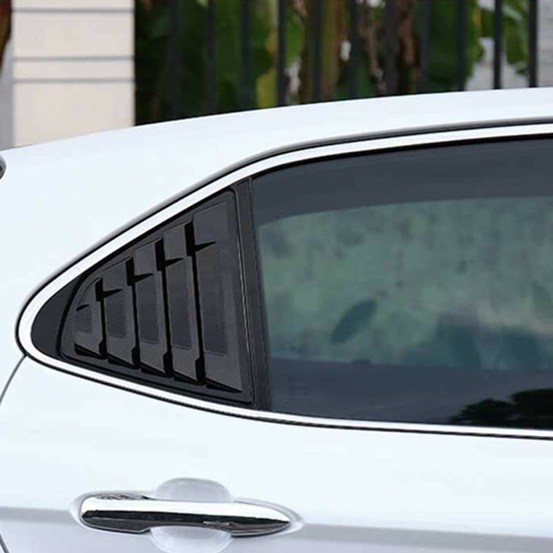 2 Stuk Achter Kwart Panel Raamstickers Cover Louvre Raam Ruit voor T-o-y-o -t-een Camry