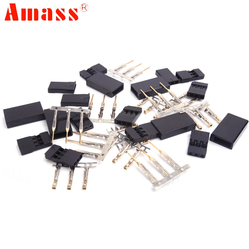 20set/lot Male/Female Connector For JR/Futaba For RC Model,Servo Connector,Model Receiver Battery ESC Connection