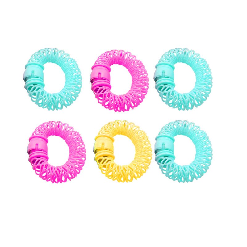 Donuts-Rizador de pelo mágico, herramienta DIY para accesorios de cabello para mujer, 8 Uds./6 uds.: L 6pcs