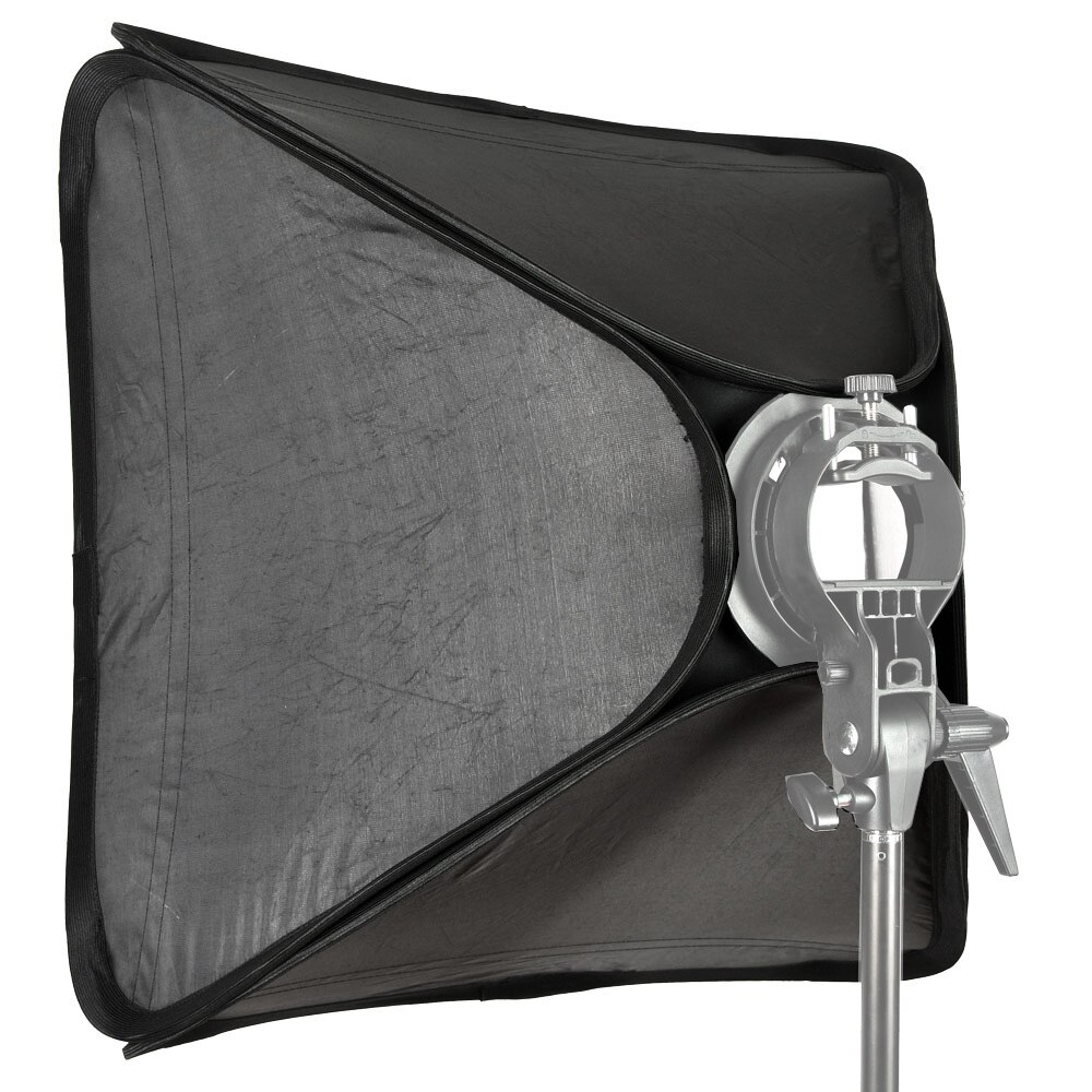 Godox 40 x 40 cm Caja de luz difusor con soporte de fijación Bowens soporte para Speedlite de luz de flash