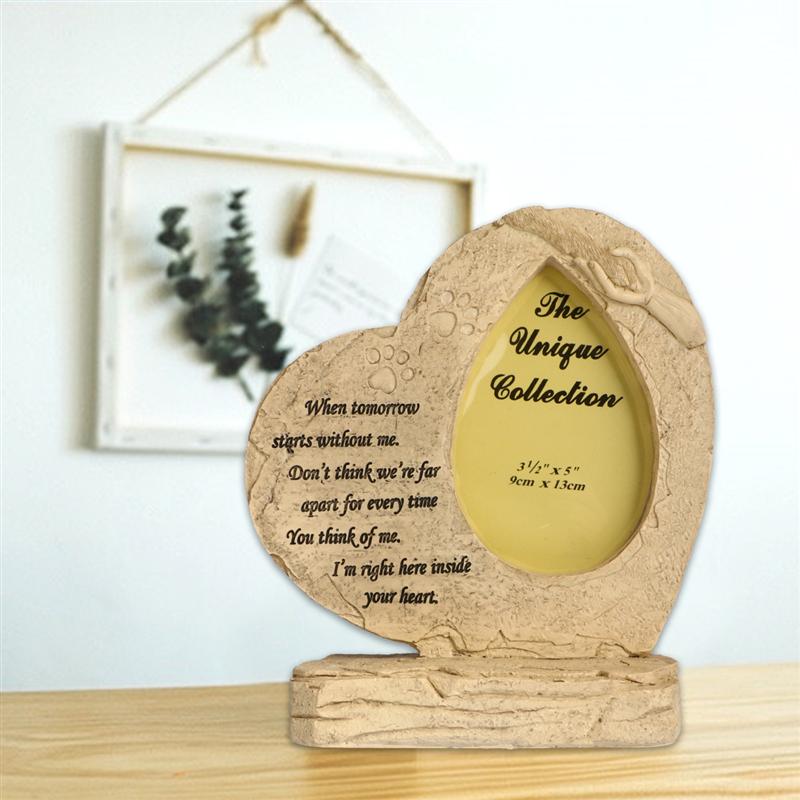 1pc gedenkstenen voor huisdieren, duurzaam fotolijstje, grafsteen voor huisdieren, grafsteen voor huisdieren, graf voor honden en katten