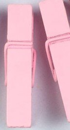 25mm/30mm/35mm/45mm/72mm træfarve /35mm farver spring træ klip tøjklemme håndværk ornament 1-50pc/ taske sort hvid tøj clips: 35mm pink 10pc