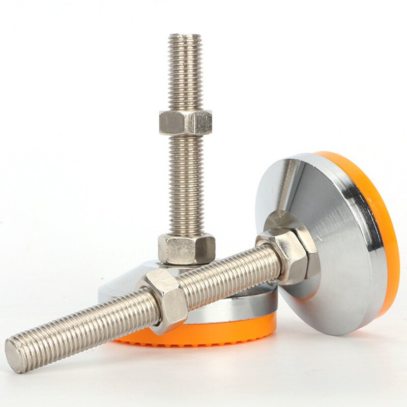 2PCS Heavy Duty Leveling Screw Leg 4 Inch Adjustable Feet Leveler Foot for Furniture Mechanical Equipment