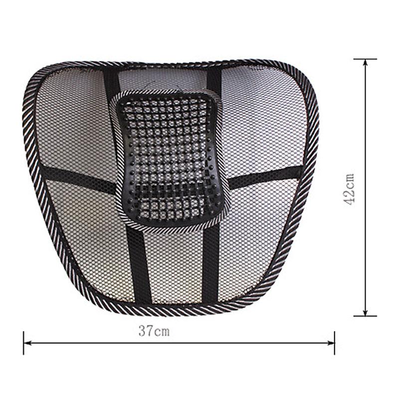 Vodool universele autostoel taille ondersteuning massagekussen mesh lendensteun rugondersteuning thuiskantoor stoel taille kussen pad: Stijl 1
