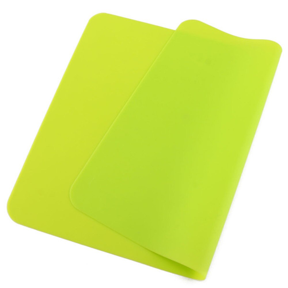 40 x 30cm silikonmatta bakfoder ugnsmatta värmeisoleringsdyna degmaskin bakverk knådning rullande degdyna kökstillbehör: Grön