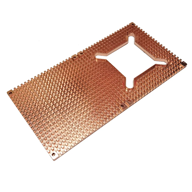 Zuiver Koper Volledige Cover GPU Backplate Panel Cooling Achterplaat Koellichaam Radiator voor Grafische Kaart Koeling 3060 3080 3090